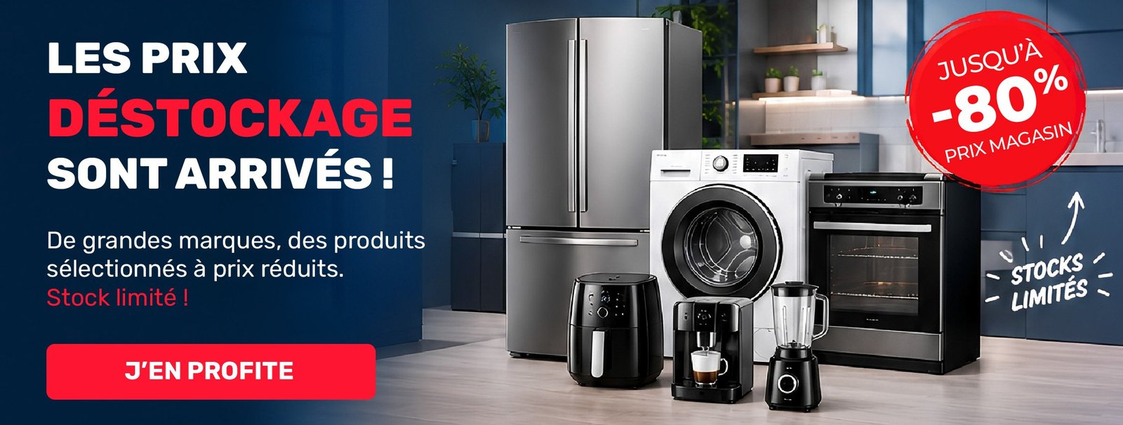 Les prix déstockage sont arrivés ! Jusqu’à -80% prix magasin
